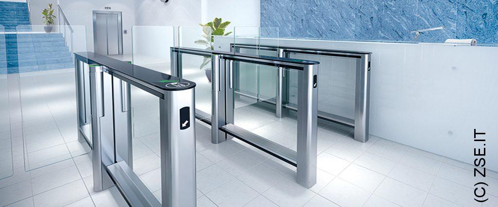 HG3 varco automatico ante cristallo flip flap